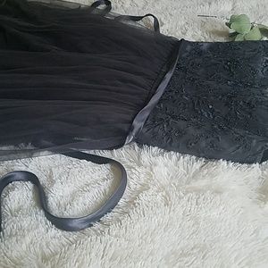 Grey Sequined Prom/ Wedding/ Bridesmaid Dress